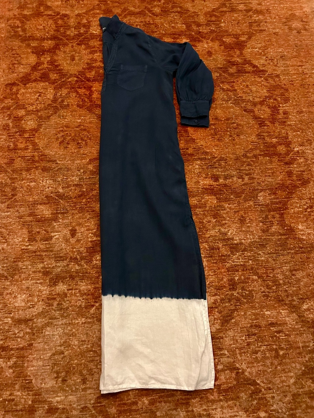 J. Crew bungalow maxi popover in dip-dyed linen. Size XXL. - Picture 13 of 16